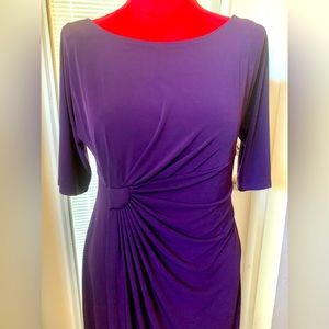 Connected Apparel Purple Dress Size 12